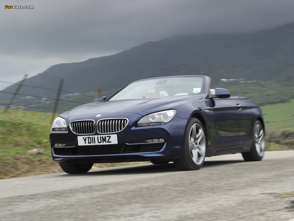 Photos of BMW 650i Cabrio UK-spec (F12) 2011 (1024 x 768)