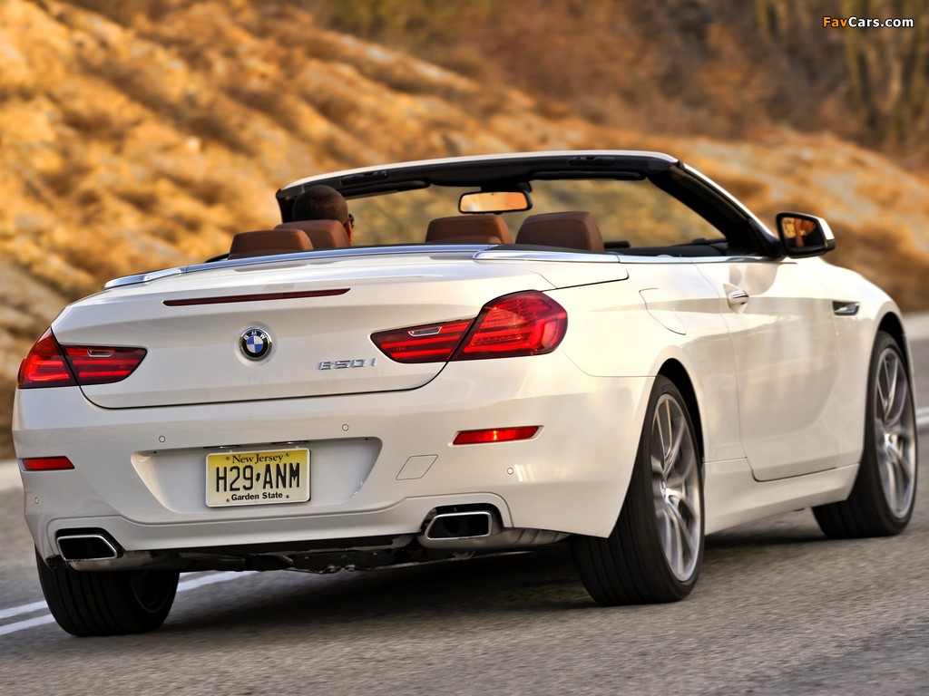 Photos of BMW 650i Cabrio US-spec (F12) 2011 (1024 x 768)