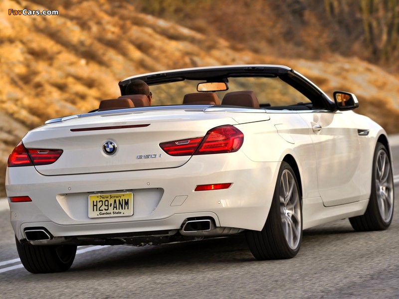 Photos of BMW 650i Cabrio US-spec (F12) 2011 (800 x 600)