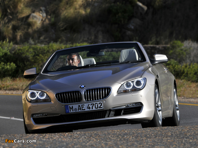 Photos of BMW 650i Cabrio ZA-spec (F12) 2011 (640 x 480)