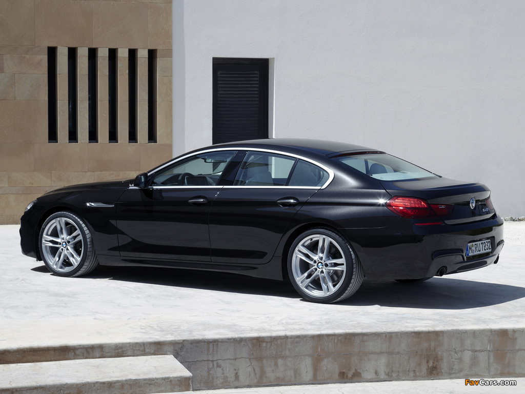 Photos of BMW 640i Gran Coupe M Sport Package (F06) 2012 (1024 x 768)