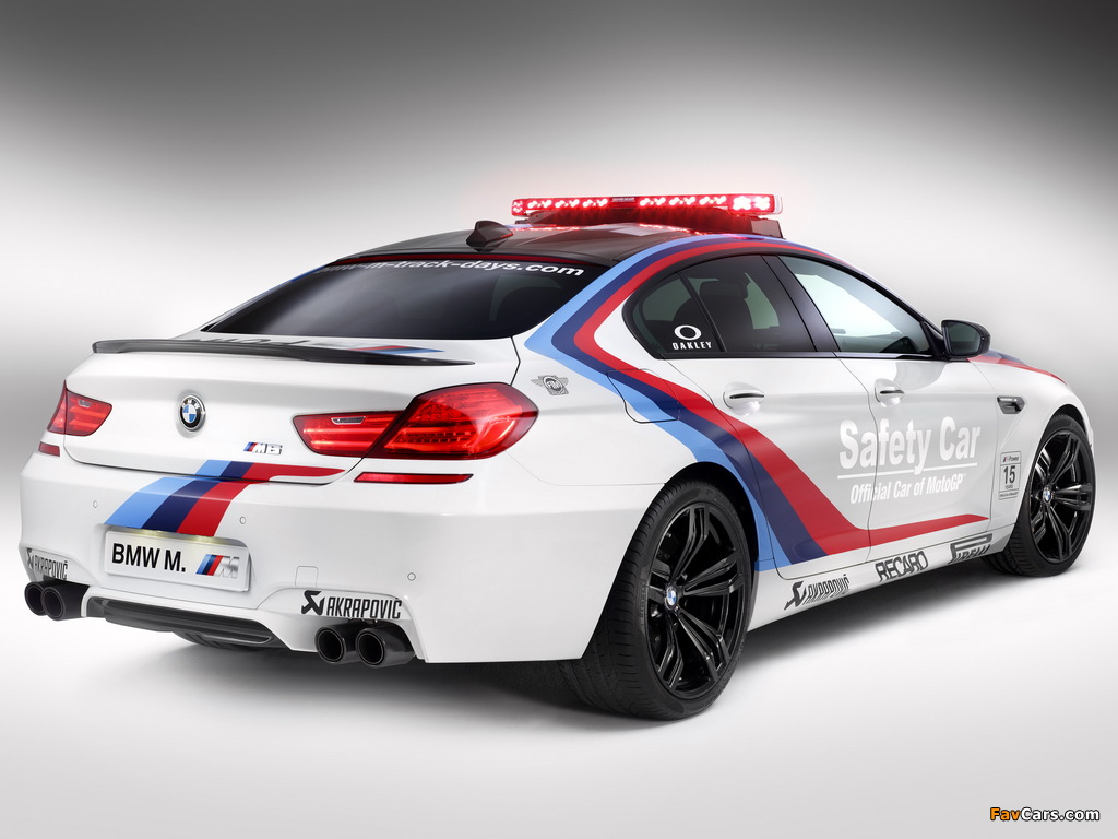 Photos of BMW M6 Gran Coupe MotoGP Safety Car (F06) 2013 (1024 x 768)