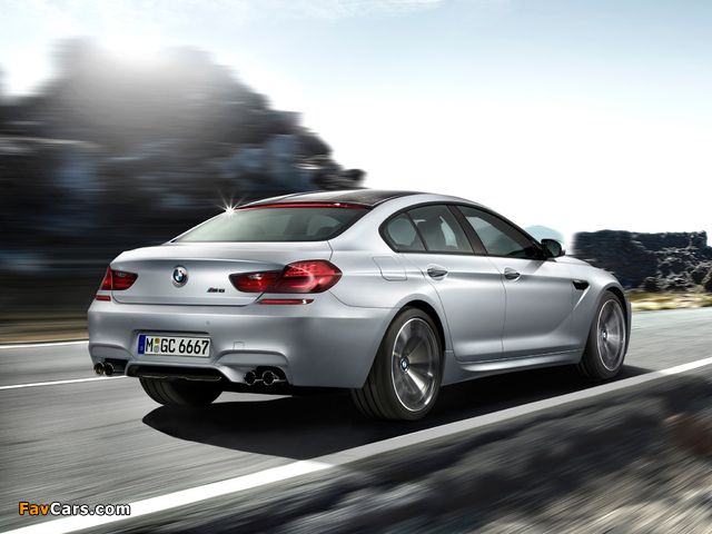 Photos of BMW M6 Gran Coupe (F06) 2013 (640 x 480)