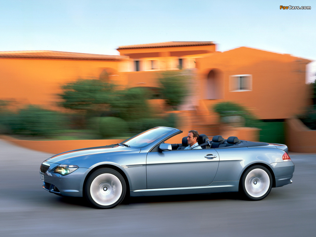 Pictures of BMW 645Ci Cabrio (E64) 2004–07 (1024 x 768)