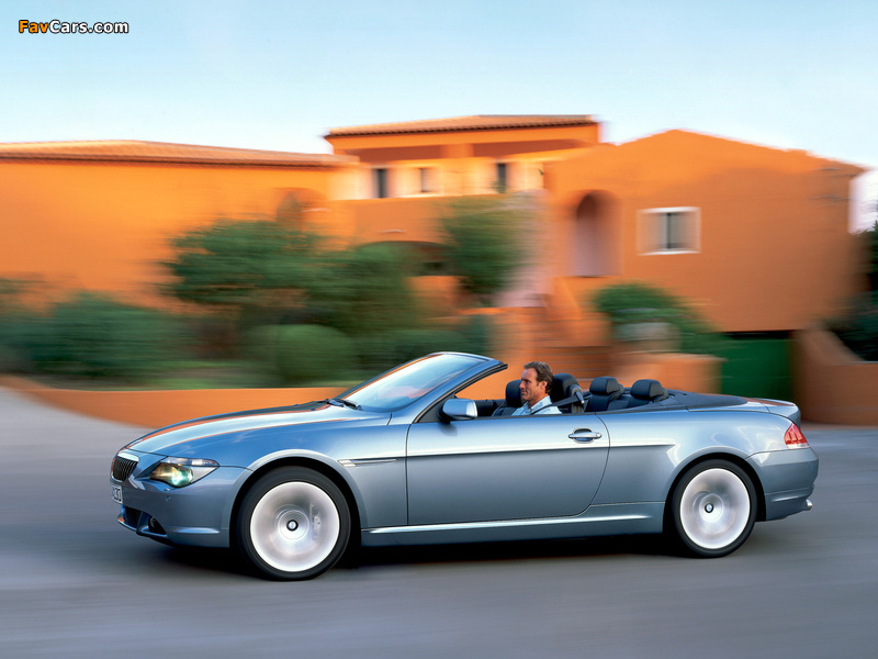 Pictures of BMW 645Ci Cabrio (E64) 2004–07 (800 x 600)