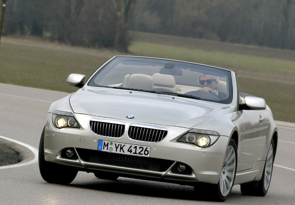 Pictures of BMW 6 Series Cabrio (E64) 2004–07