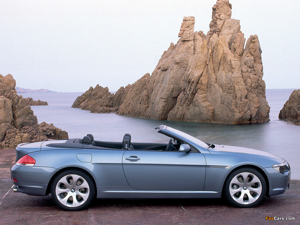 Pictures of BMW 645Ci Cabrio (E64) 2004–07 (1024 x 768)