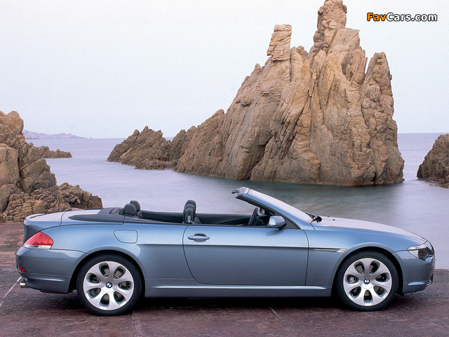 Pictures of BMW 645Ci Cabrio (E64) 2004–07 (640 x 480)