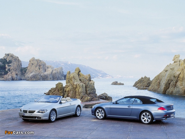 Pictures of BMW 645Ci Cabrio (E64) 2004–07 (640 x 480)