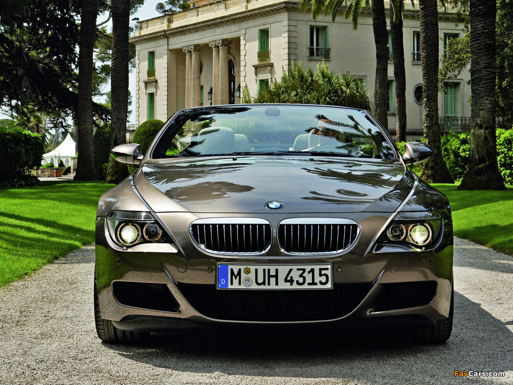 Pictures of BMW M6 Cabrio (E64) 2007–10 (1024 x 768)