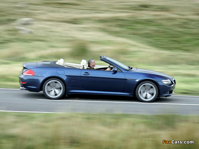 Pictures of BMW 635d Cabrio UK-spec (E64) 2007–11 (640 x 480)