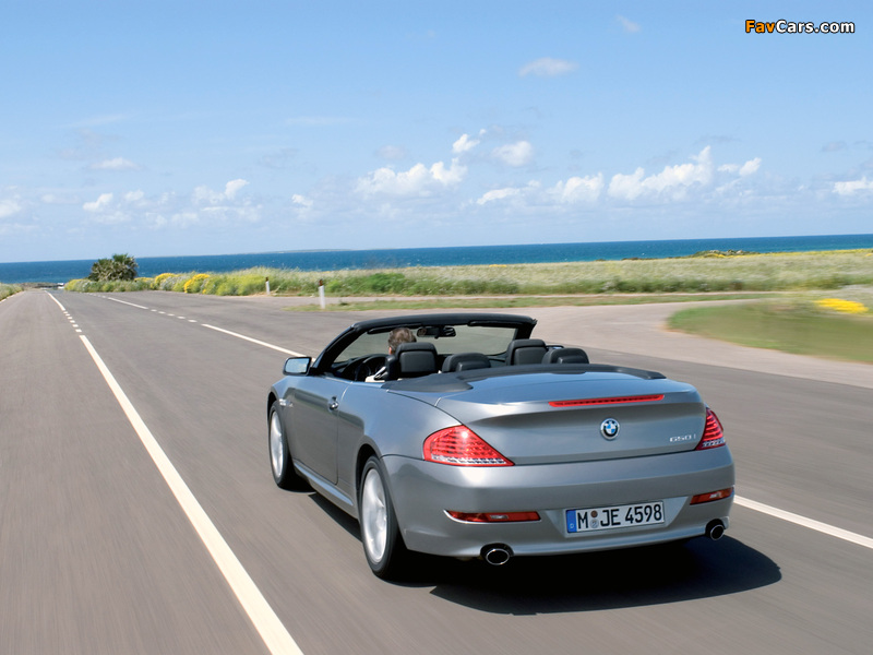 Pictures of BMW 650i Cabrio (E64) 2008–11 (800 x 600)