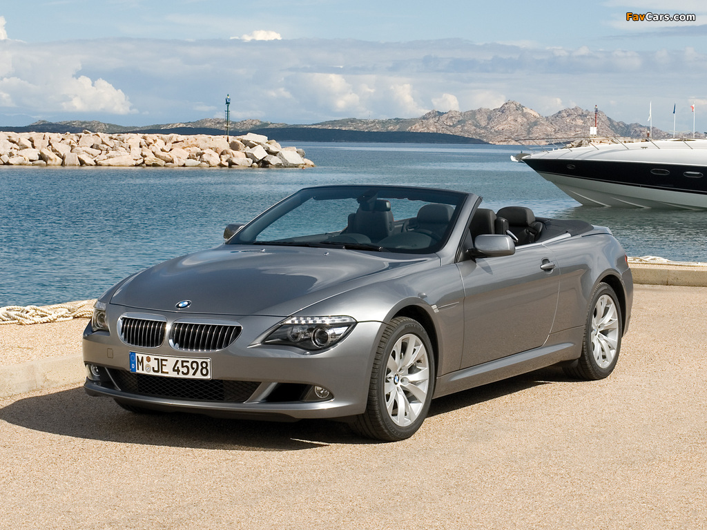 Pictures of BMW 650i Cabrio (E64) 2008–11 (1024 x 768)