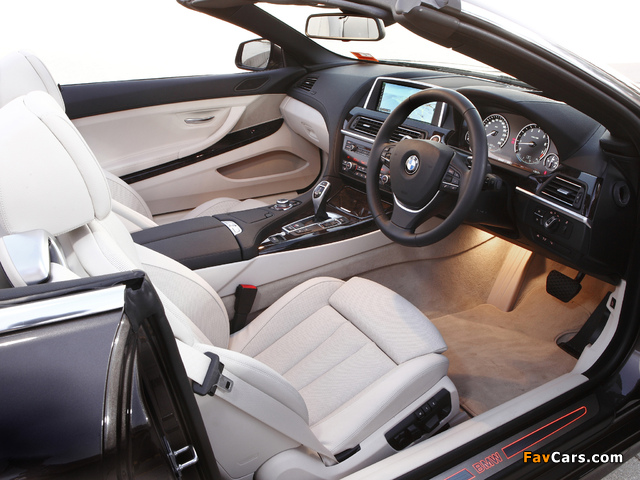 Pictures of BMW 650i Cabrio AU-spec (F12) 2011 (640 x 480)