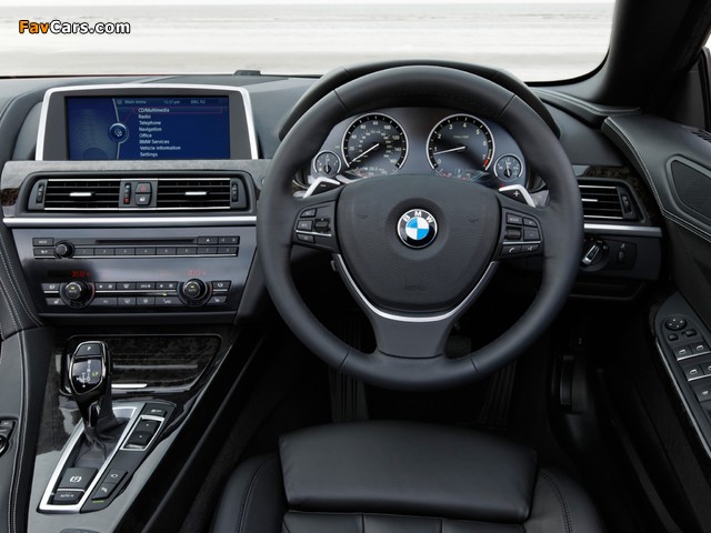 Pictures of BMW 640i Cabrio UK-spec (F12) 2011 (640 x 480)