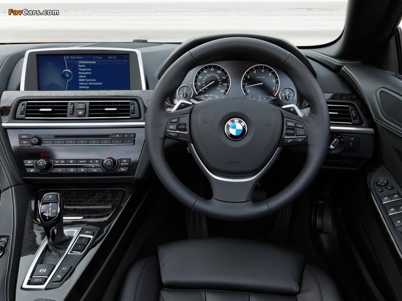 Pictures of BMW 640i Cabrio UK-spec (F12) 2011 (800 x 600)