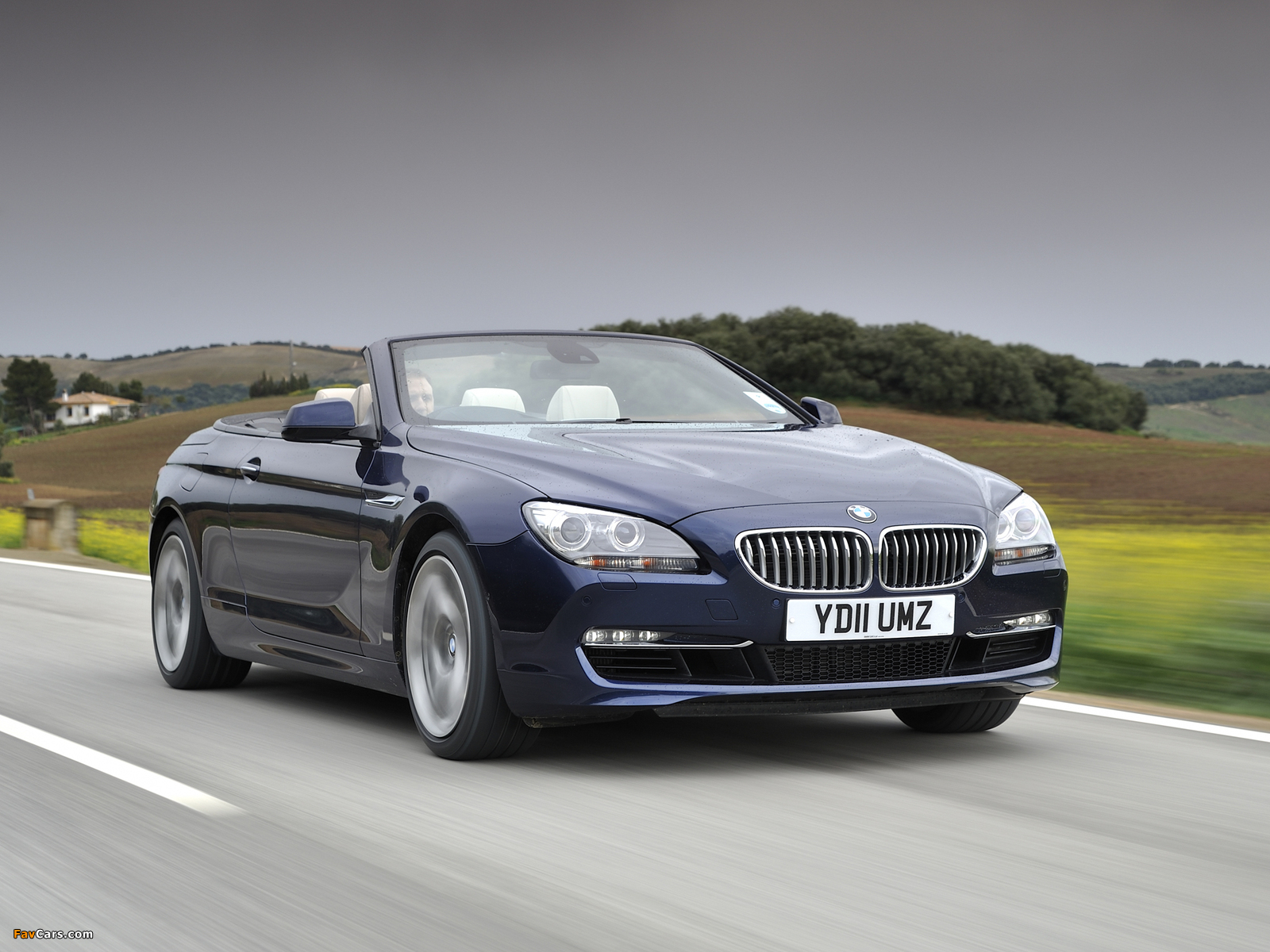 Pictures of BMW 650i Cabrio UK-spec (F12) 2011 (1600 x 1200)