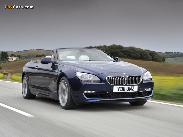 Pictures of BMW 650i Cabrio UK-spec (F12) 2011 (640 x 480)