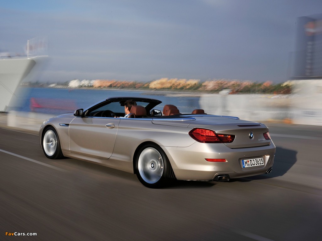 Pictures of BMW 650i Cabrio (F12) 2011 (1024 x 768)