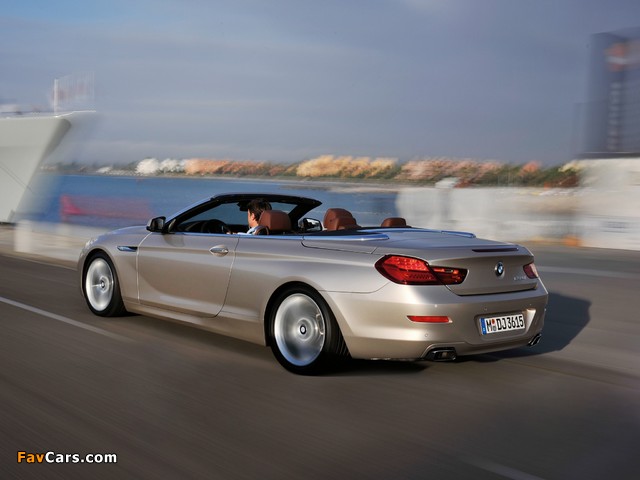 Pictures of BMW 650i Cabrio (F12) 2011 (640 x 480)