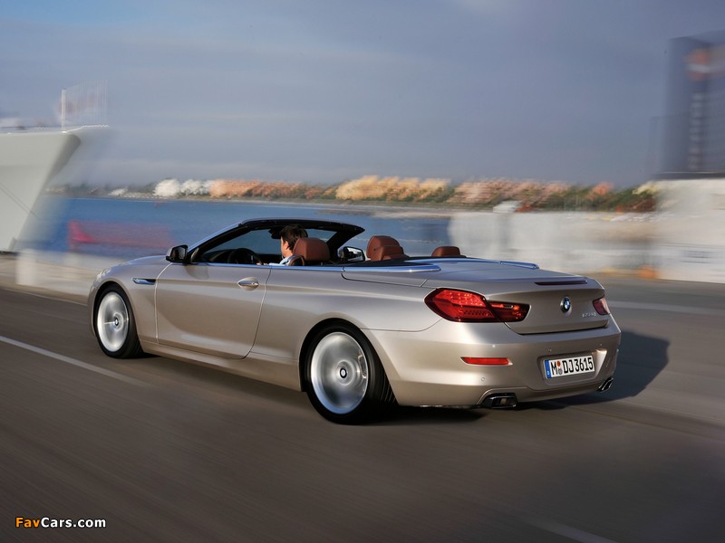 Pictures of BMW 650i Cabrio (F12) 2011 (800 x 600)