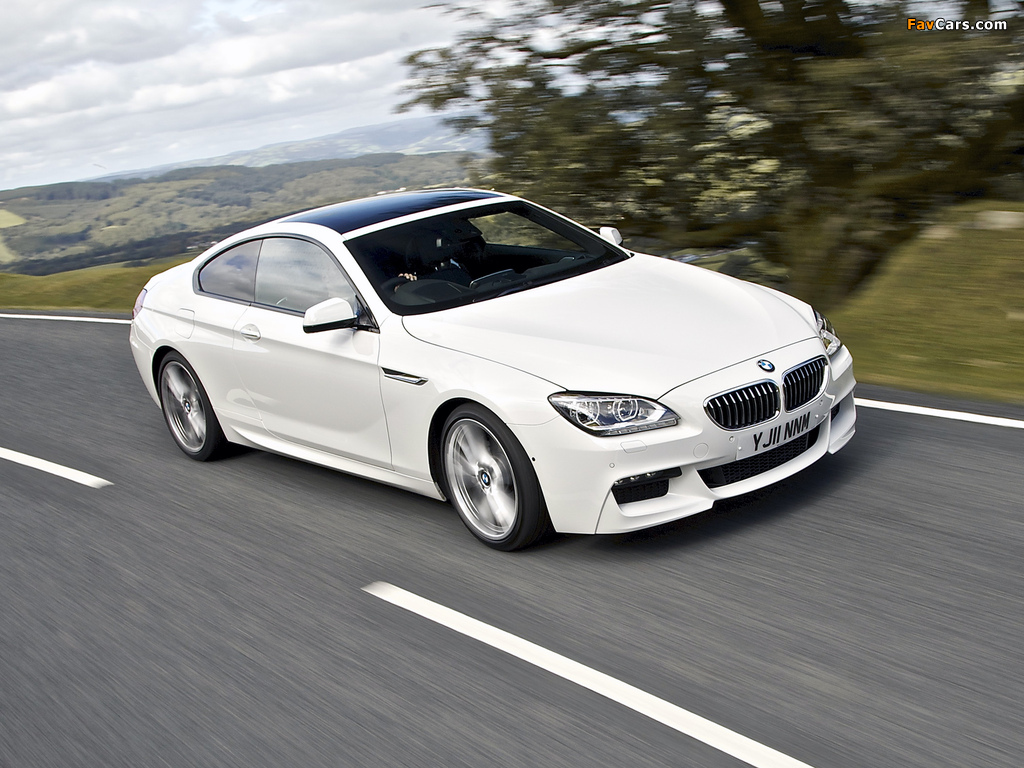 Pictures of BMW 640d Coupe M Sport Package UK-spec (F12) 2011 (1024 x 768)