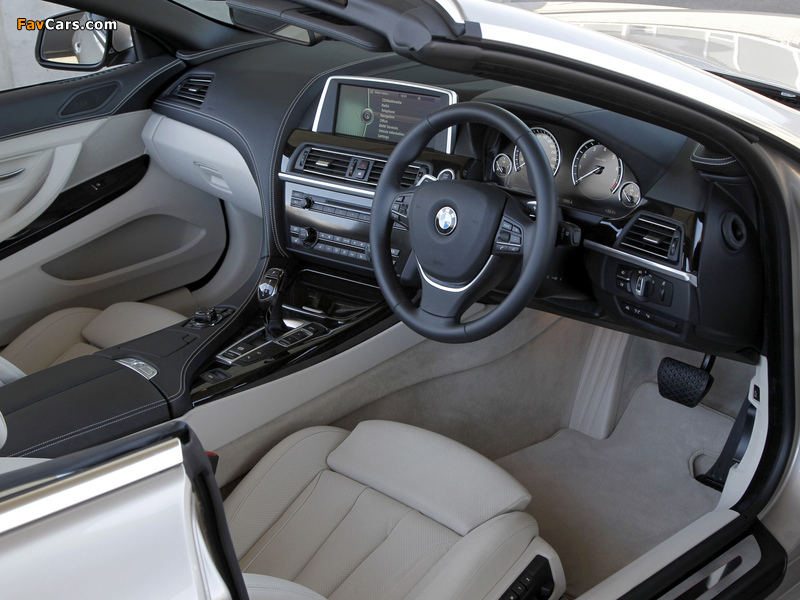 Pictures of BMW 650i Cabrio ZA-spec (F12) 2011 (800 x 600)