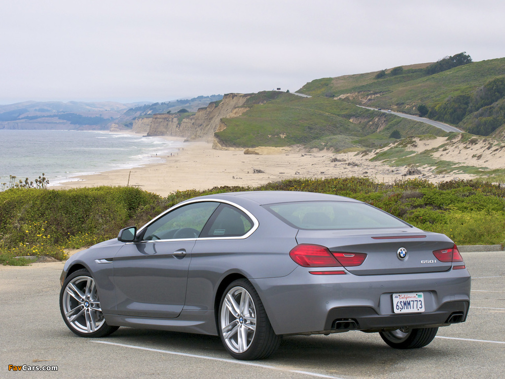 Pictures of BMW 650i Coupe M Sport Package US-spec (F13) 2011 (1024 x 768)