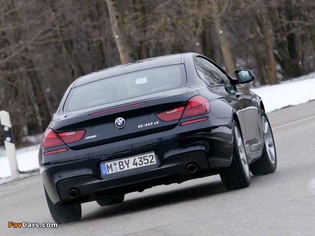 Pictures of BMW 640d xDrive Coupe M Sport Package (F13) 2012 (640 x 480)
