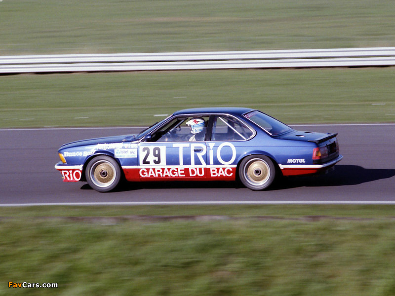 BMW 635 CSi ETCC (E24) 1984–86 wallpapers (800 x 600)