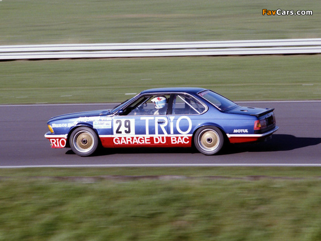 BMW 635 CSi ETCC (E24) 1984–86 wallpapers (640 x 480)