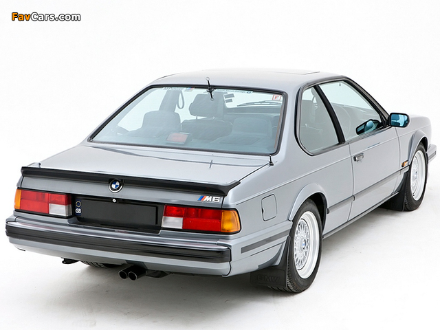 BMW M635CSi UK-spec (E24) 1984–89 wallpapers (640 x 480)