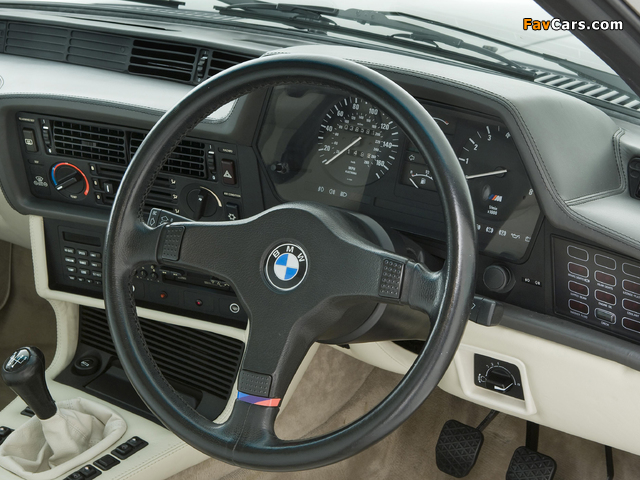 BMW M635 CSi UK-spec (E24) 1984–1989 wallpapers (640 x 480)