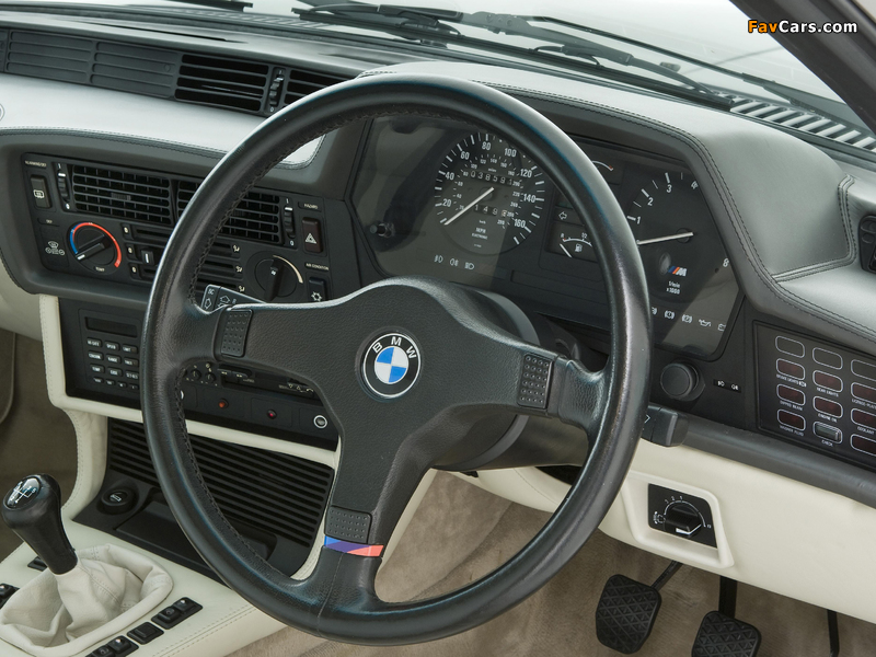 BMW M635 CSi UK-spec (E24) 1984–1989 wallpapers (800 x 600)