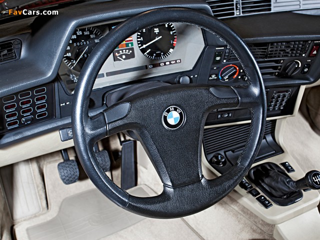 BMW 635 CSi (E24) 1987–89 wallpapers (640 x 480)