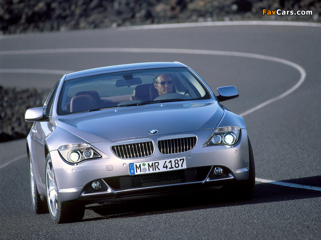 BMW 645Ci Coupe (E63) 2004–07 wallpapers (640 x 480)