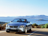 BMW 645Ci Cabrio (E64) 2004–07 wallpapers