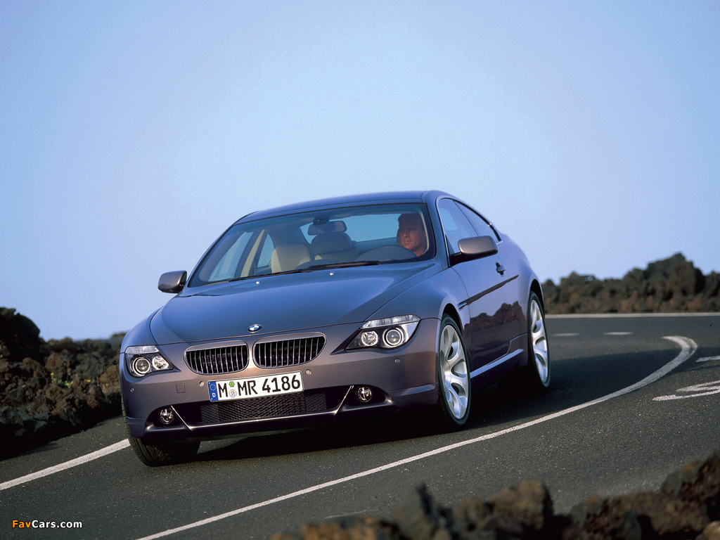 BMW 645Ci Coupe (E63) 2004–07 wallpapers (1024 x 768)