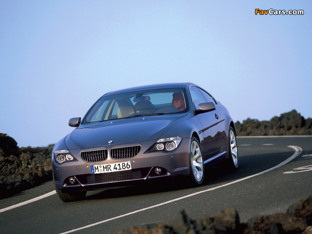 BMW 645Ci Coupe (E63) 2004–07 wallpapers (640 x 480)