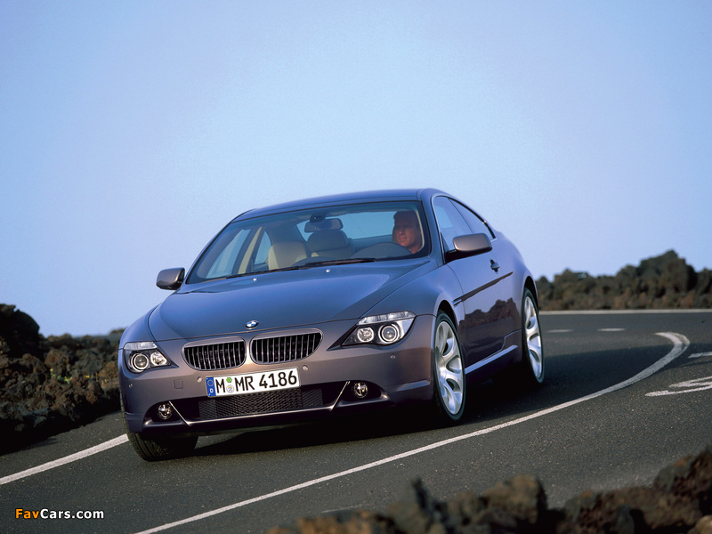 BMW 645Ci Coupe (E63) 2004–07 wallpapers (800 x 600)