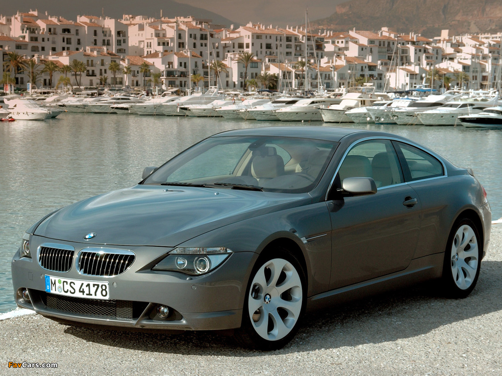 BMW 645Ci Coupe (E63) 2004–07 wallpapers (1024 x 768)