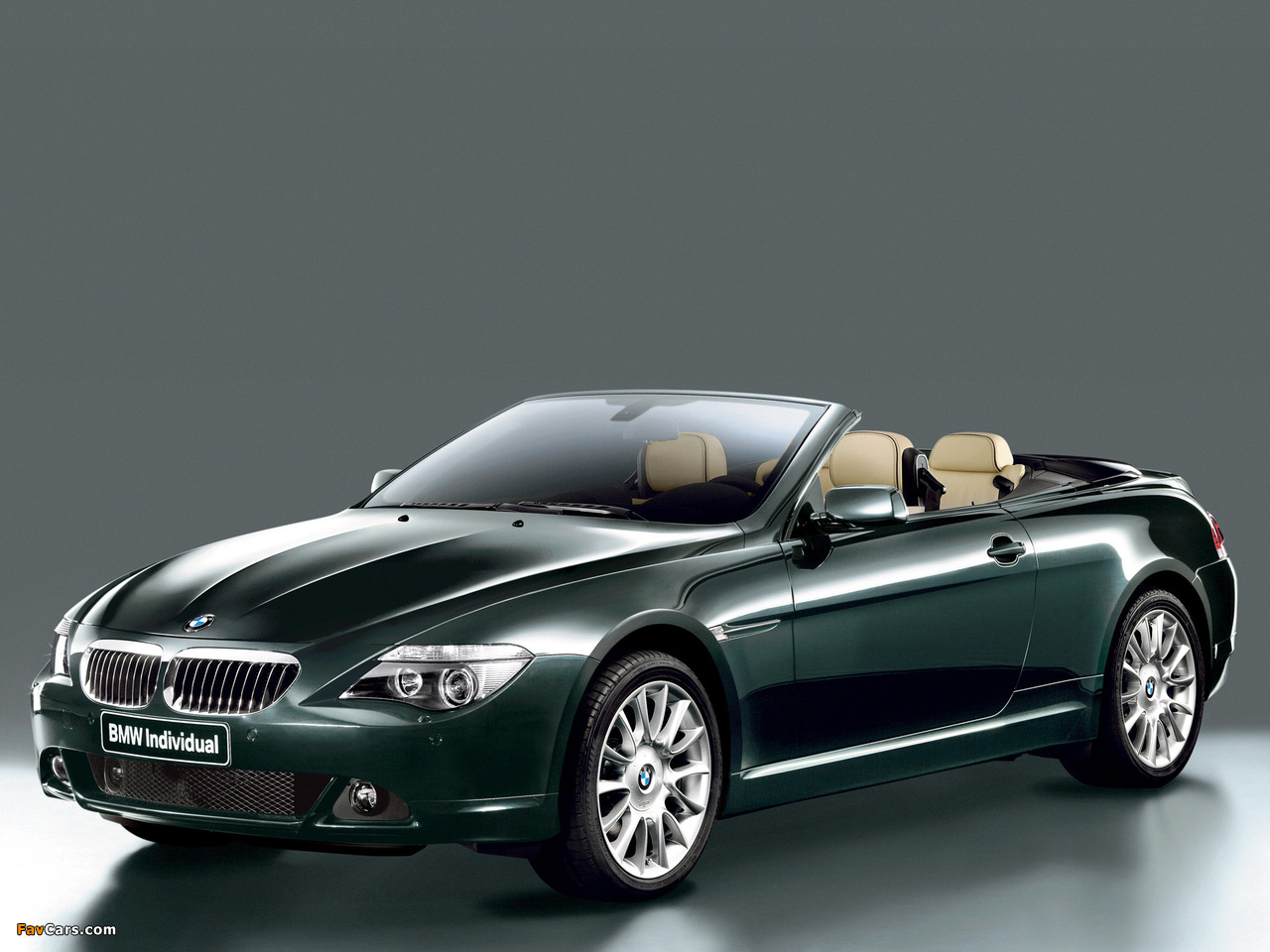 BMW 650i Cabrio Individual (E64) 2005 wallpapers (1280 x 960)