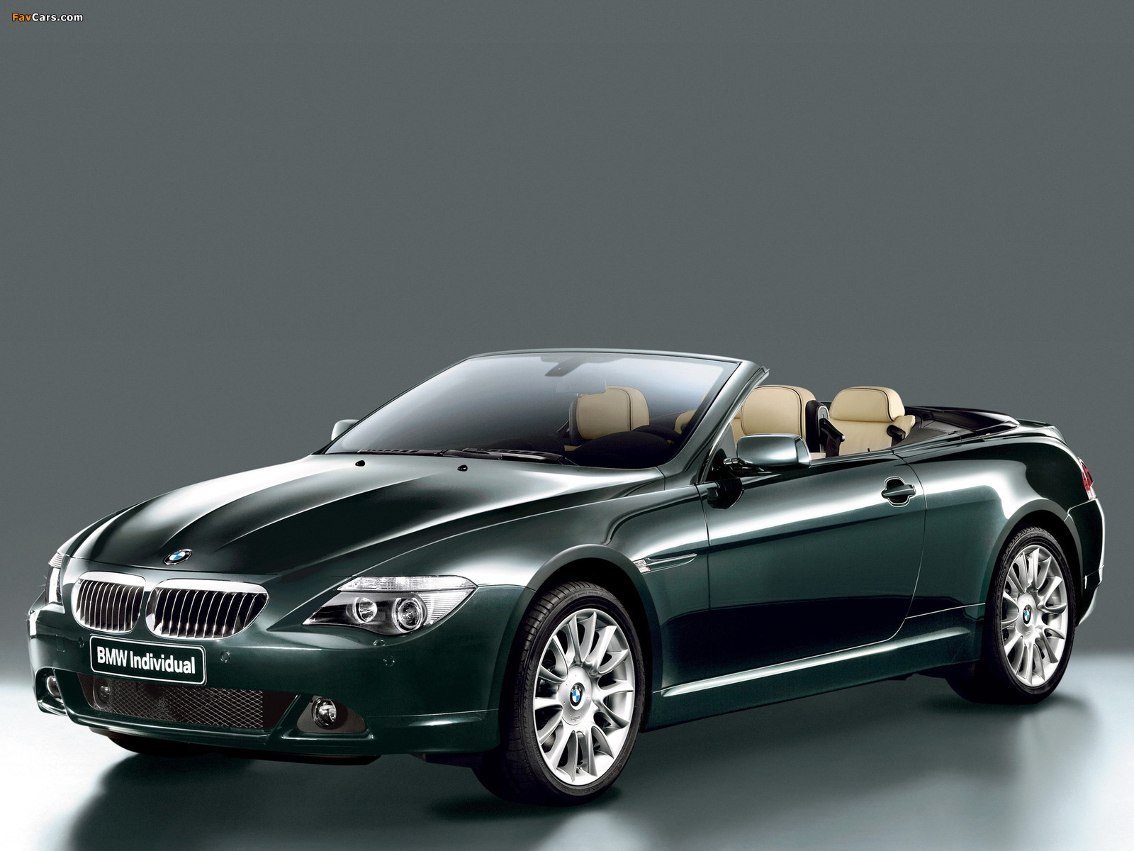 BMW 650i Cabrio Individual (E64) 2005 wallpapers (1600 x 1200)