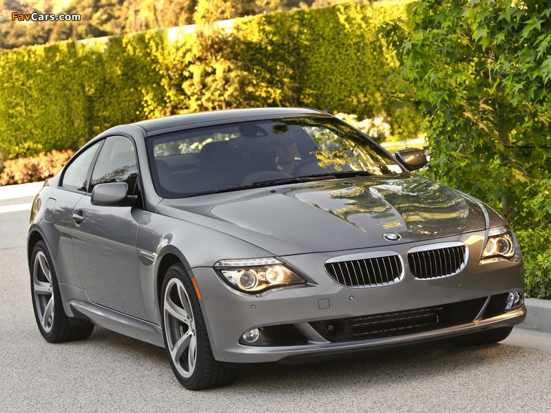 BMW 650i Coupe US-spec (E63) 2008–11 wallpapers (800 x 600)