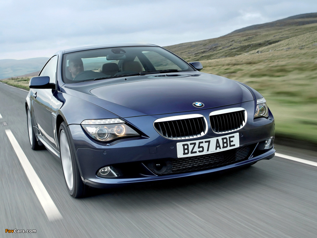 BMW 635d Coupe UK-spec (E63) 2008–11 wallpapers (1024 x 768)