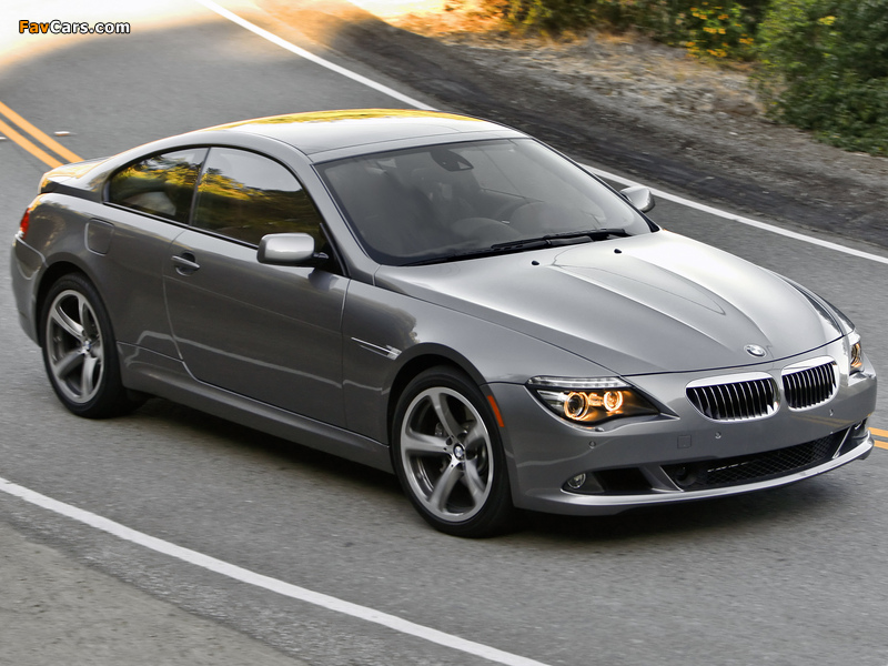 BMW 650i Coupe US-spec (E63) 2008–11 wallpapers (800 x 600)