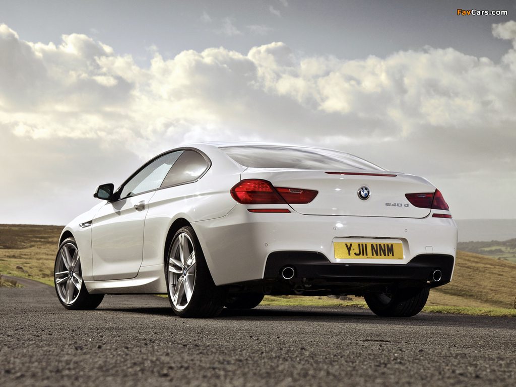 BMW 640d Coupe M Sport Package UK-spec (F12) 2011 wallpapers (1024 x 768)