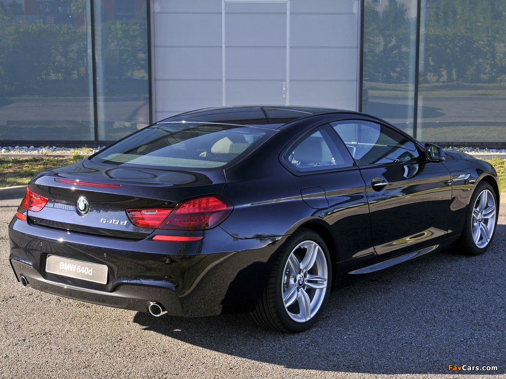 BMW 640d Coupe M Sport Package (F12) 2011 wallpapers (1024 x 768)