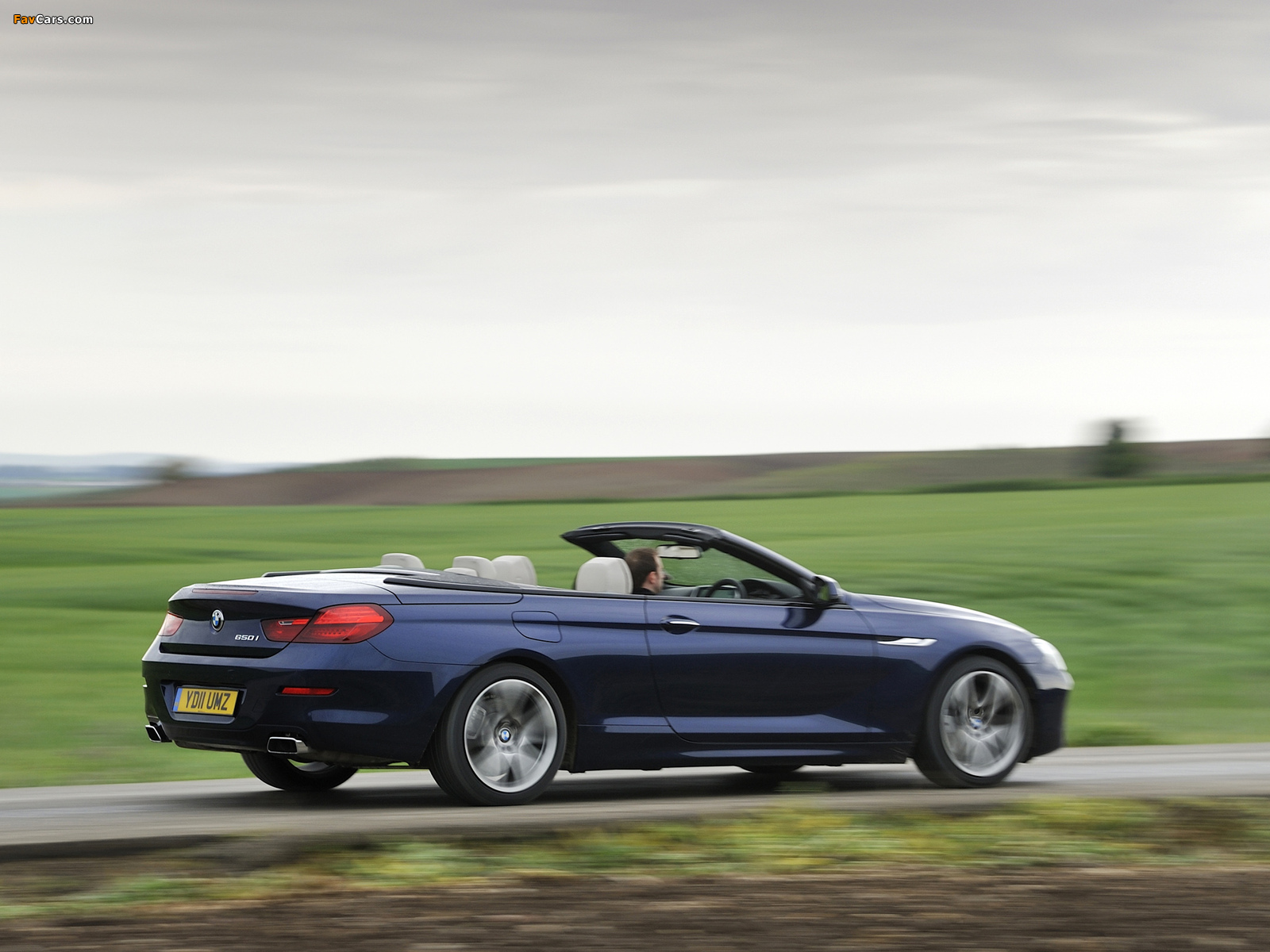 BMW 650i Cabrio UK-spec (F12) 2011 wallpapers (1600 x 1200)