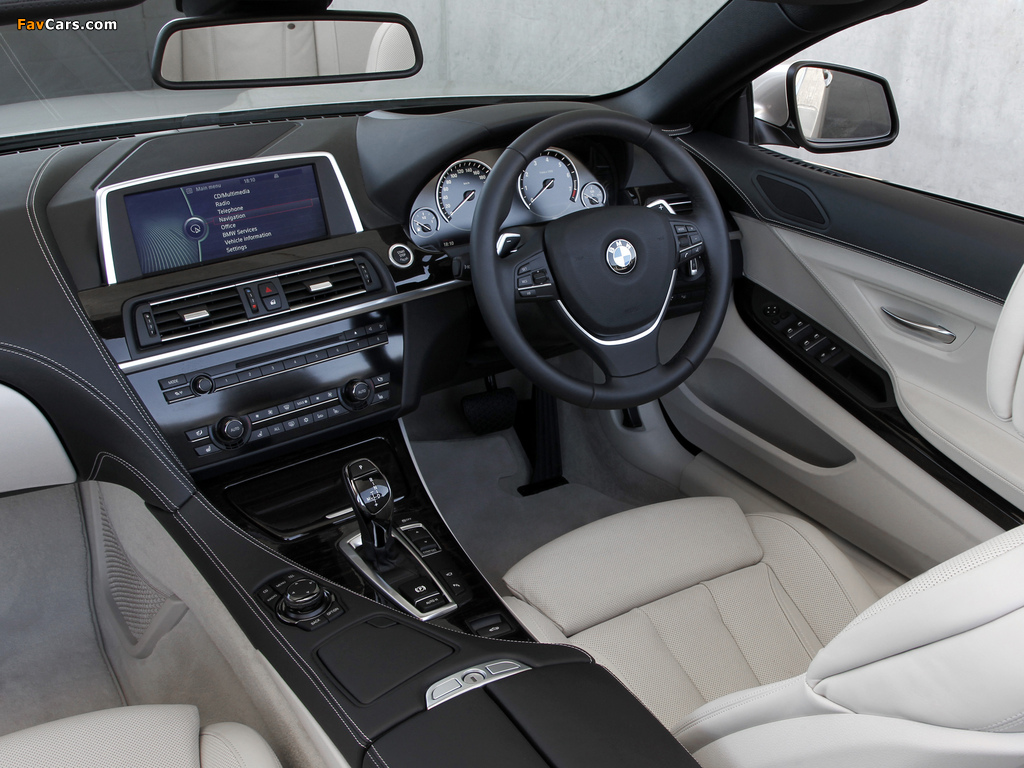 BMW 650i Cabrio ZA-spec (F12) 2011 wallpapers (1024 x 768)